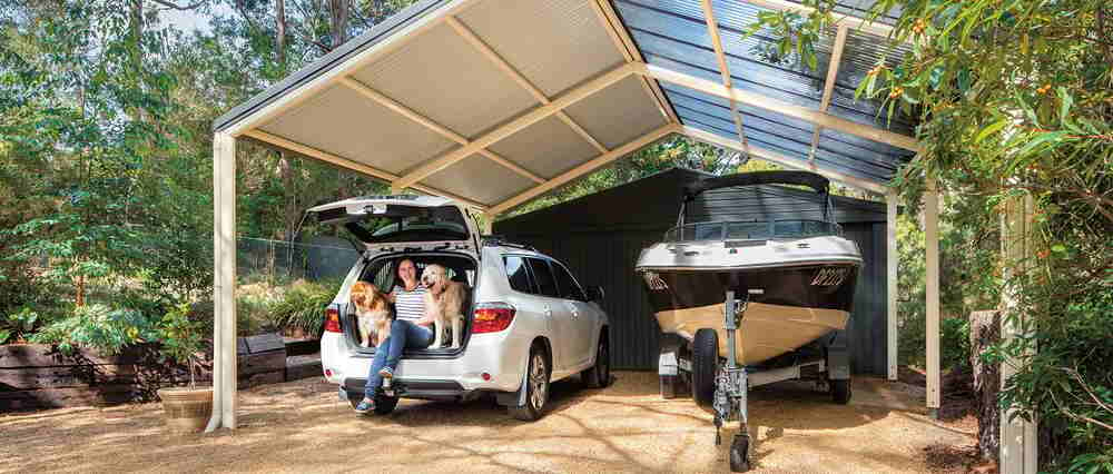 camper trailer cover carport in Brisbane