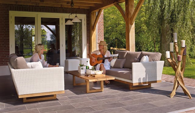 Covered outdoor living spaces