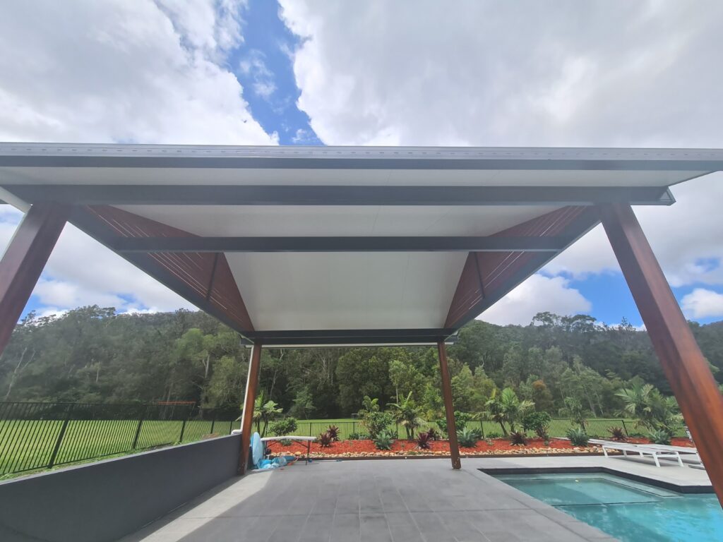 insulated gable roof patio