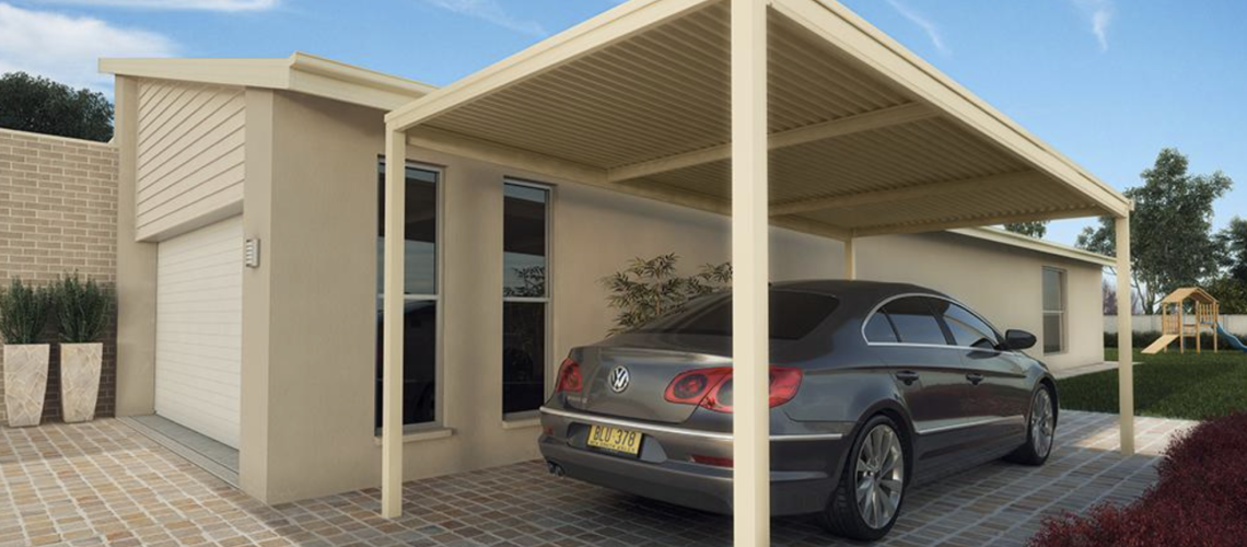 Car shelter in brisbane providing protection for vehicles from rain, storms, and adverse weather conditions.